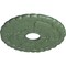 Ekena Millwork Kendall Train Station Medallion (Canopies up to 3 7/8"), 18 1/2"OD x 3 7/8"ID x 1"P, Athenian Green CM18KDAGF - alternate 3